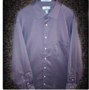 Men's Erno Ultra Pin Point Dress Shirt Tall